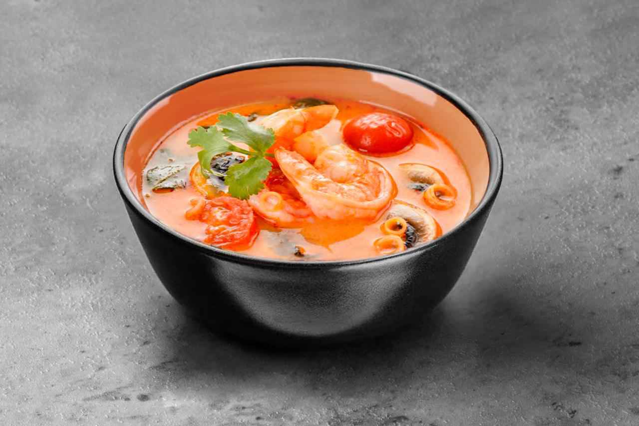 Суп Том Ям с креветкой